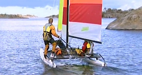 Featured image for Hobie 16 – skärgårdsraid med Pia L'Obry