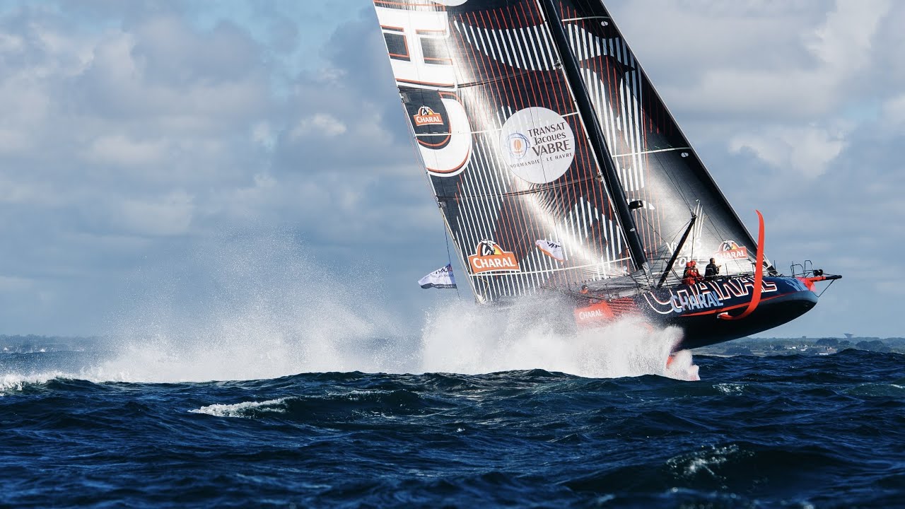 Featured image for Hisnande hastighet: IMOCA 60:or ger flyguppvisning i Lorient