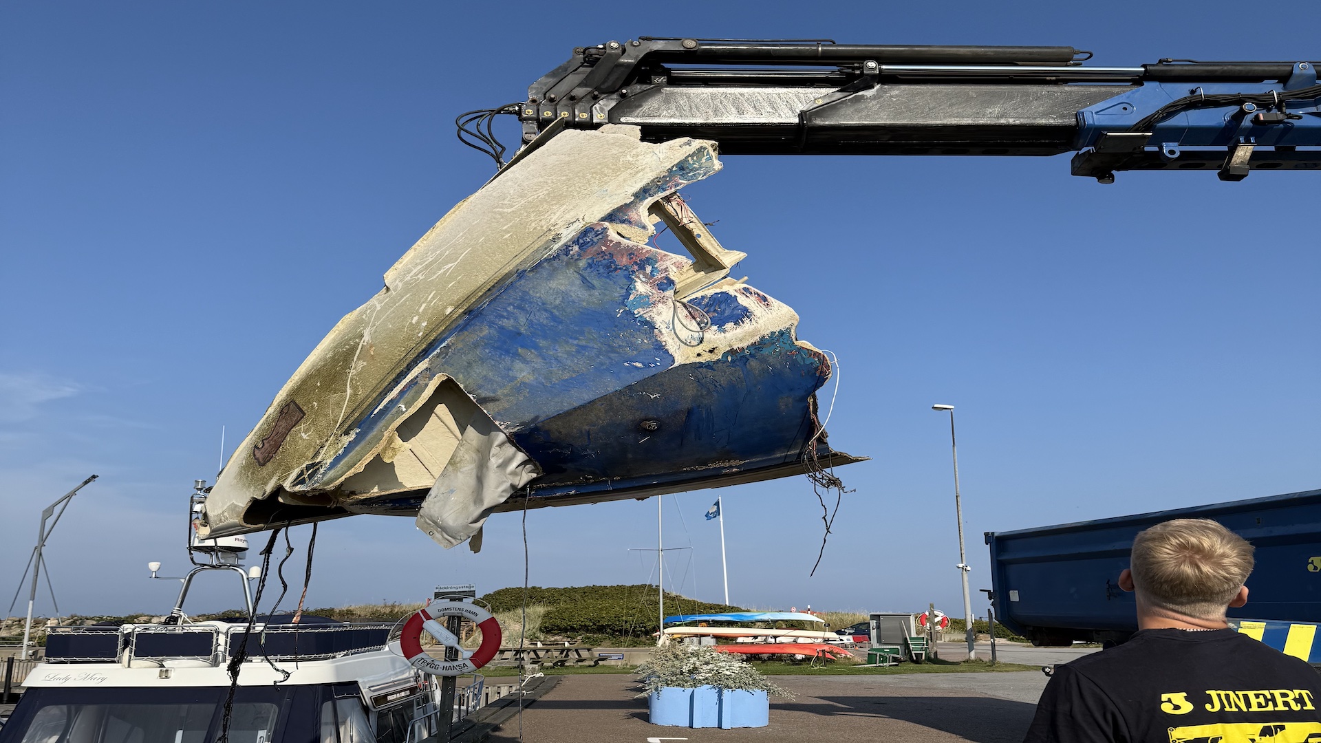 Totalhaveri – dansbana på drift sänkte segelbåt i Öresund